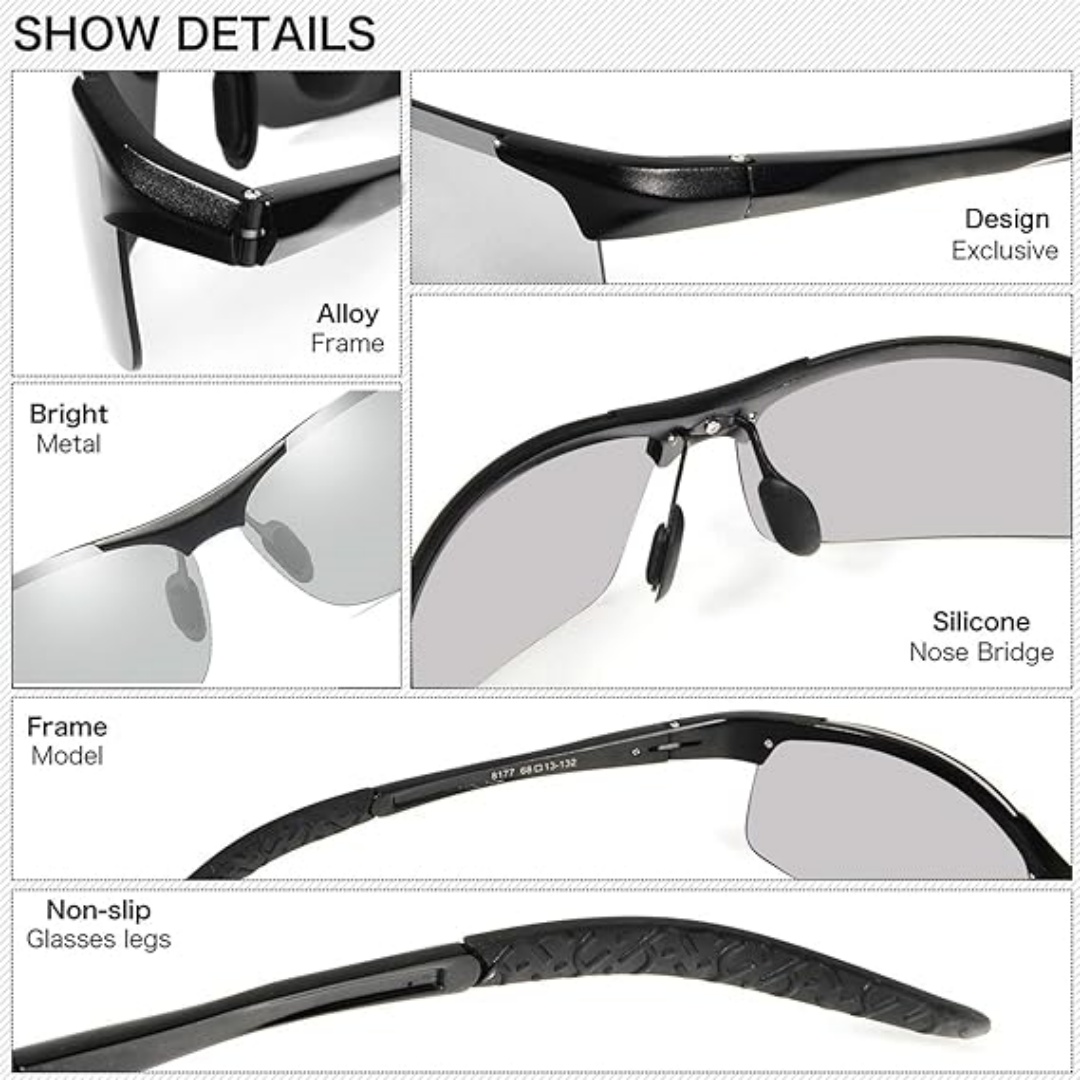 1 pcs Polarized Sunglasses Men - Fishing Sunglasses Polarized のレビューと価格