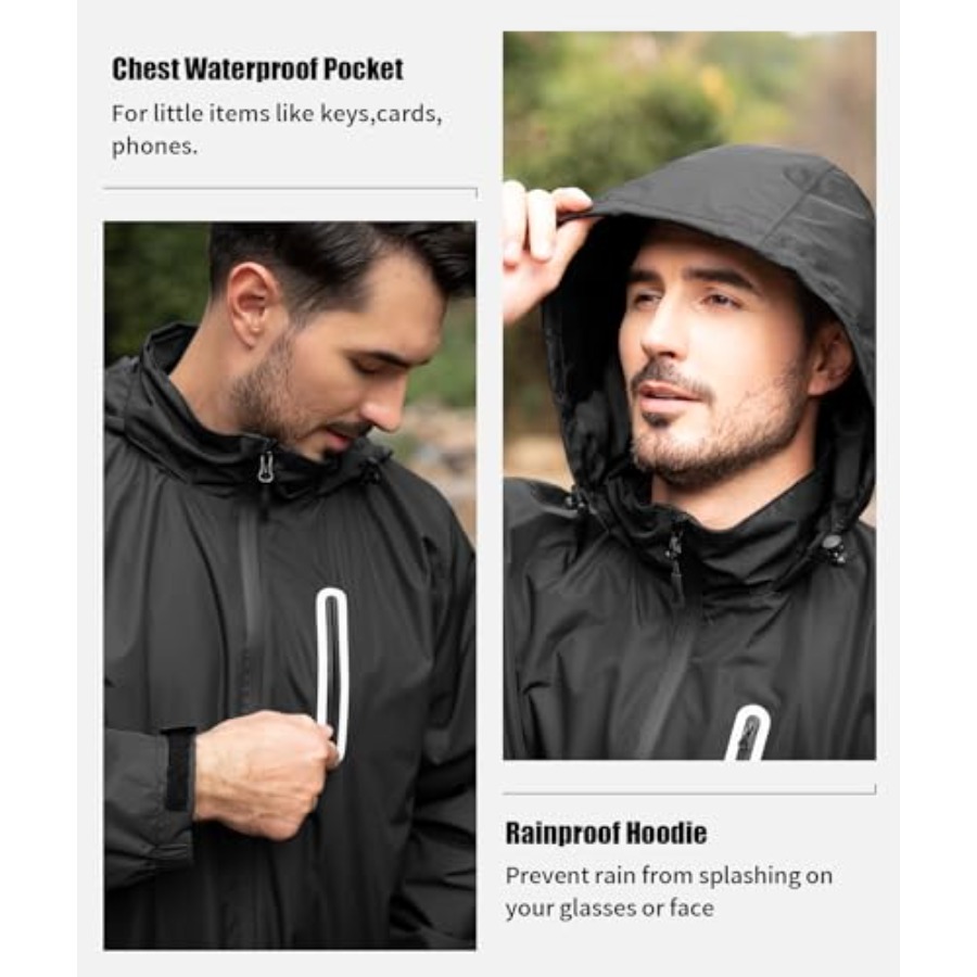 Men's Waterproof Golf Rain Sui - Fishing Rain Suit のレビューと価格