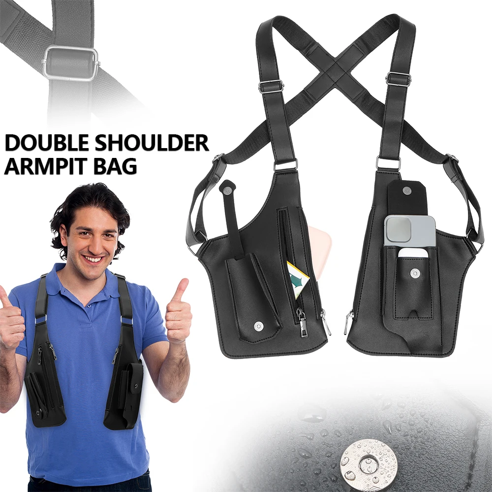 Underarm Anti Theft Bag PU Dou - Fishing Bag Waterproof のレビューと価格