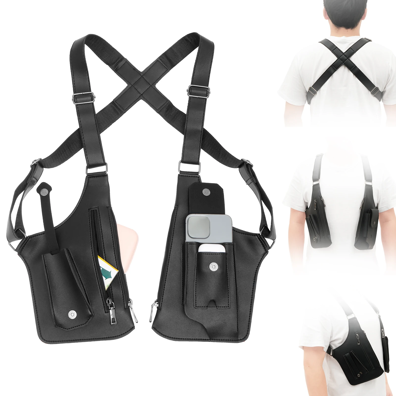 Underarm Anti Theft Bag PU Dou - Fishing Bag Waterproof のレビューと価格