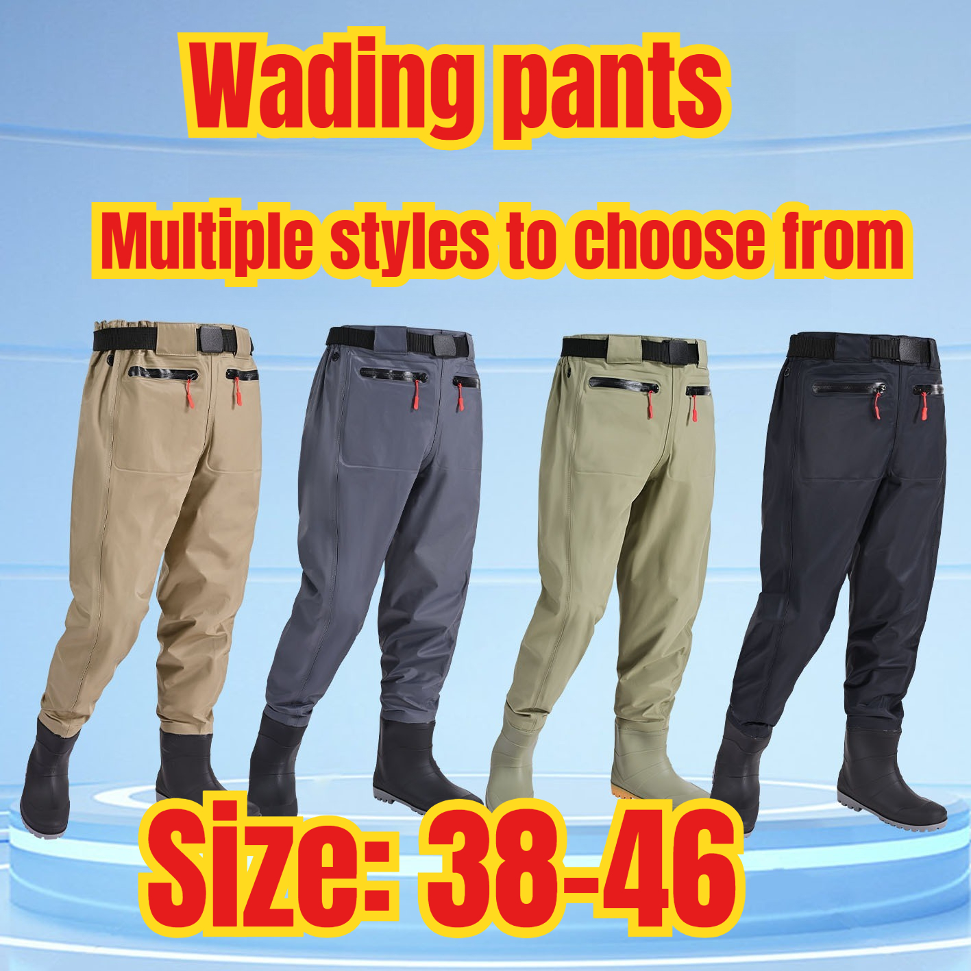 Men's Waterproof Fishing Wadin - Fishing Waders のレビューと価格