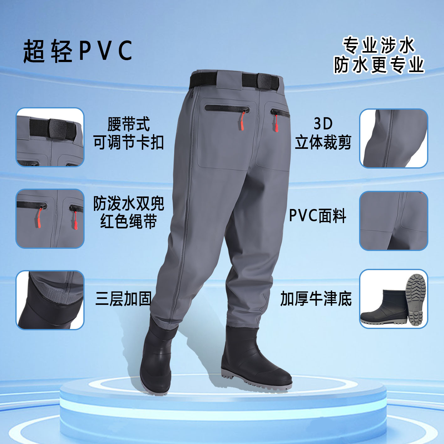 Men's Waterproof Fishing Wadin - Fishing Waders のレビューと価格