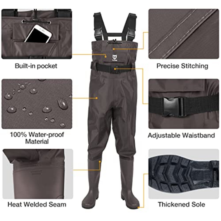 Bootfoot Chest Wader, 2-Ply Ny - Fishing Waders のレビューと価格