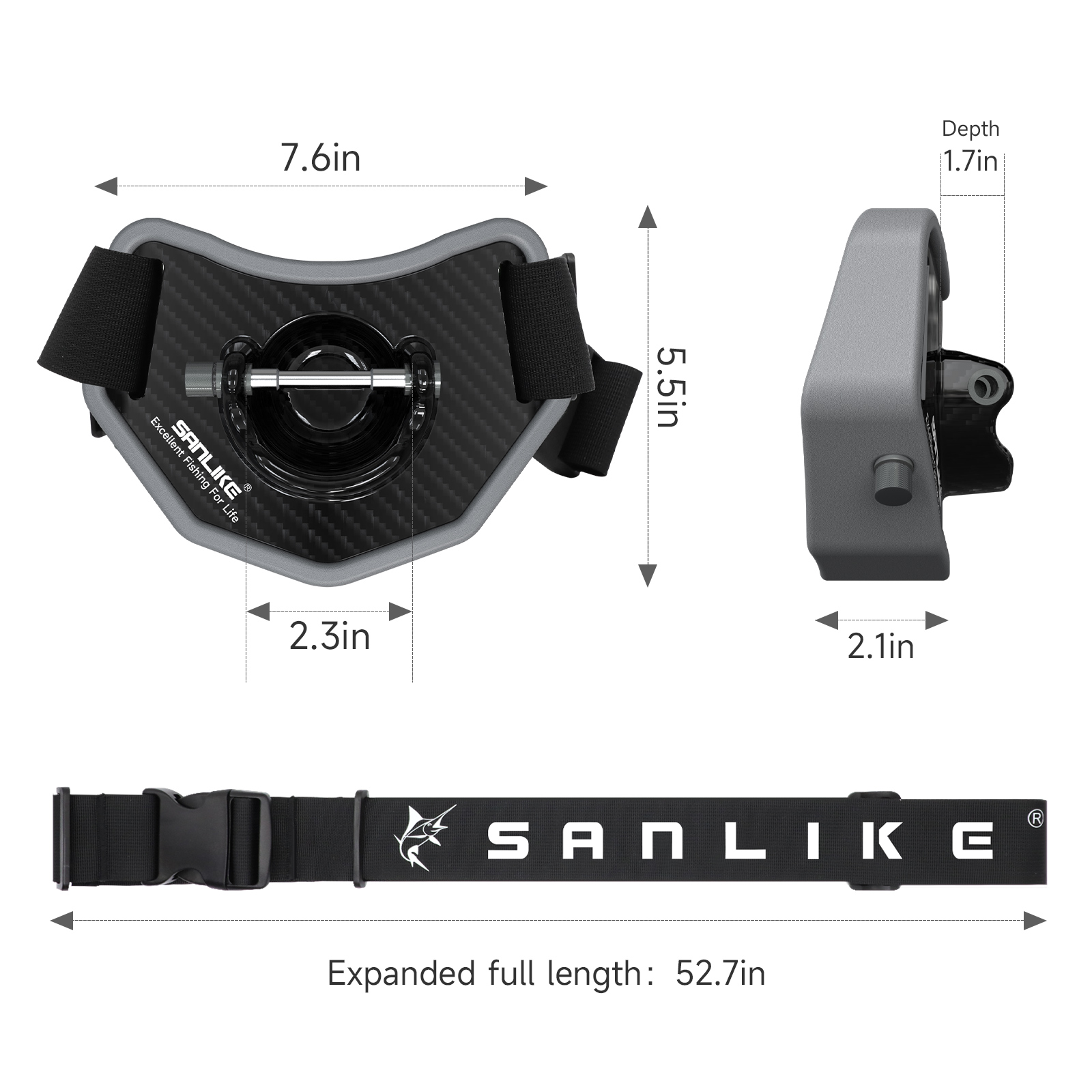 SANLIKE Fishing Fighting Belt  - Fishing Belt のレビューと価格