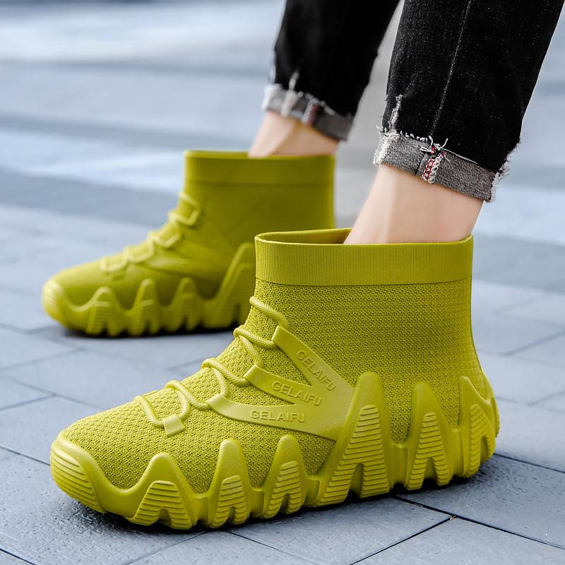 Men's Rain Boots Fashion Water - Fishing Boots のレビューと価格