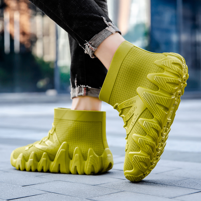 Men's Rain Boots Fashion Water - Fishing Boots のレビューと価格