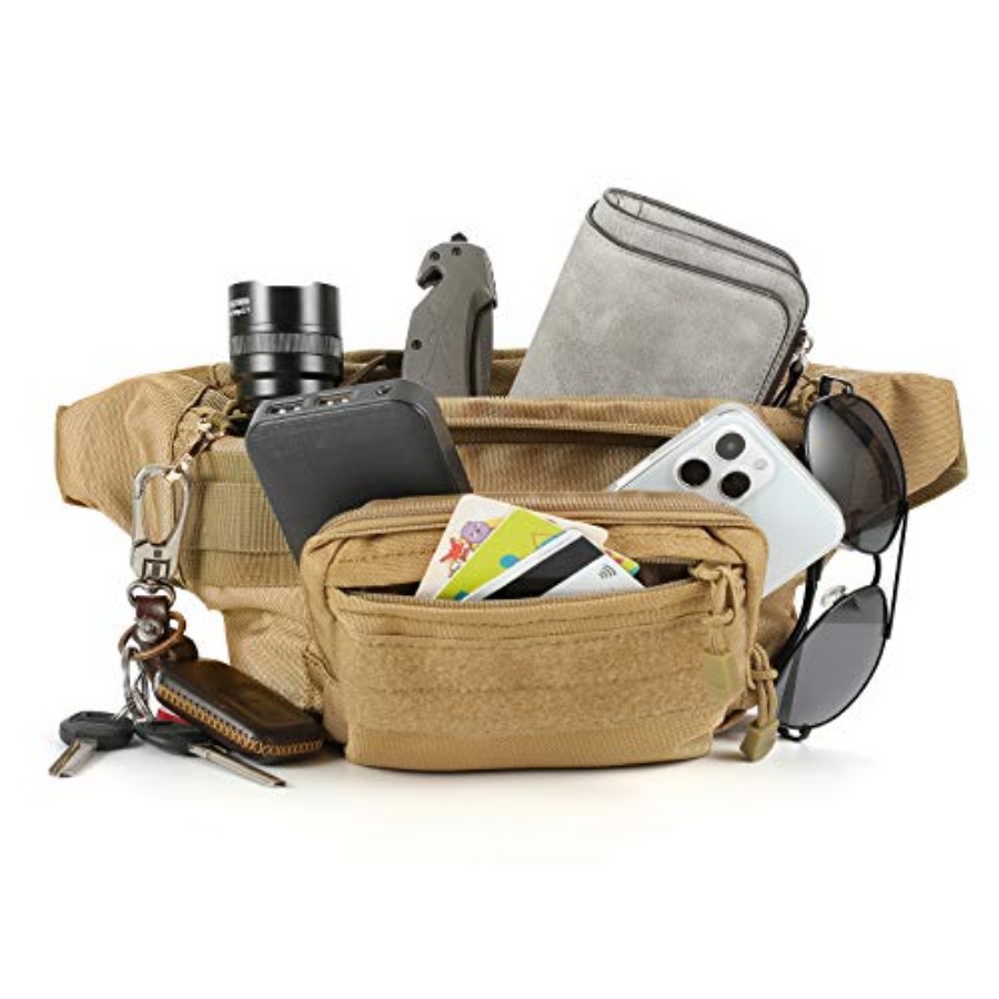 Tactical Fanny Pack, Military  - Fishing Belt のレビューと価格
