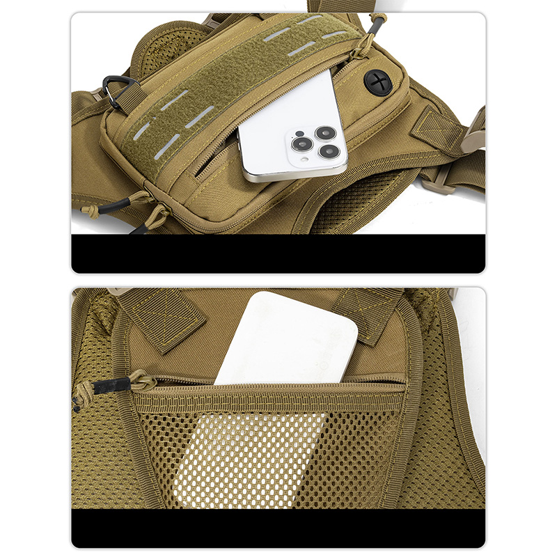 Tactical Front Chest Rig Bag V - Fishing Vest のレビューと価格
