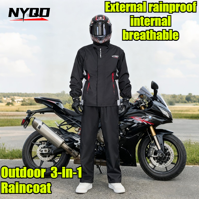 Motorcycle Raincoat Suit Men U - Fishing Jacket Waterproof のレビューと価格