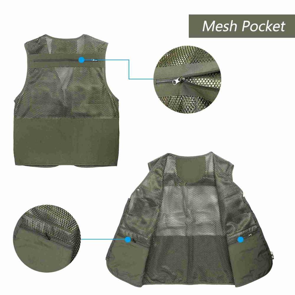 Durable with 16 Pockets Fishin - Fishing Vest のレビューと価格