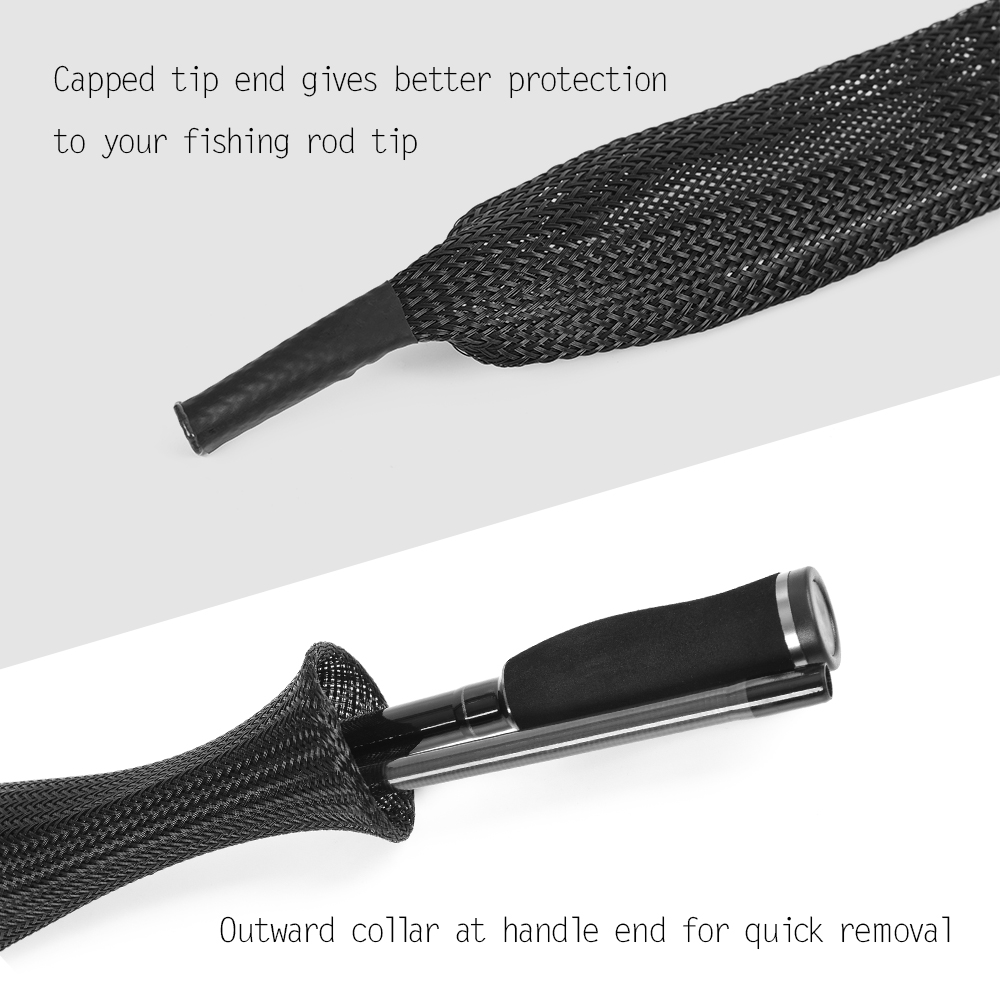 Fishing Rod Cover Spinning Rod - Fishing Socks のレビューと価格