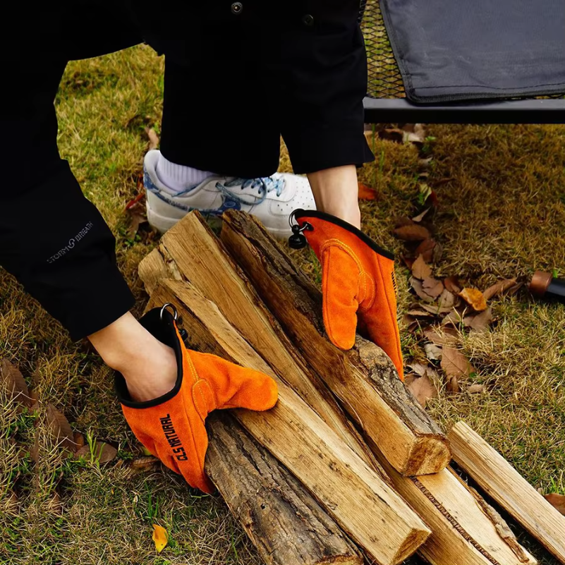 Heat Resistant BBQ Gloves, Cow - Fishing Gloves のレビューと価格