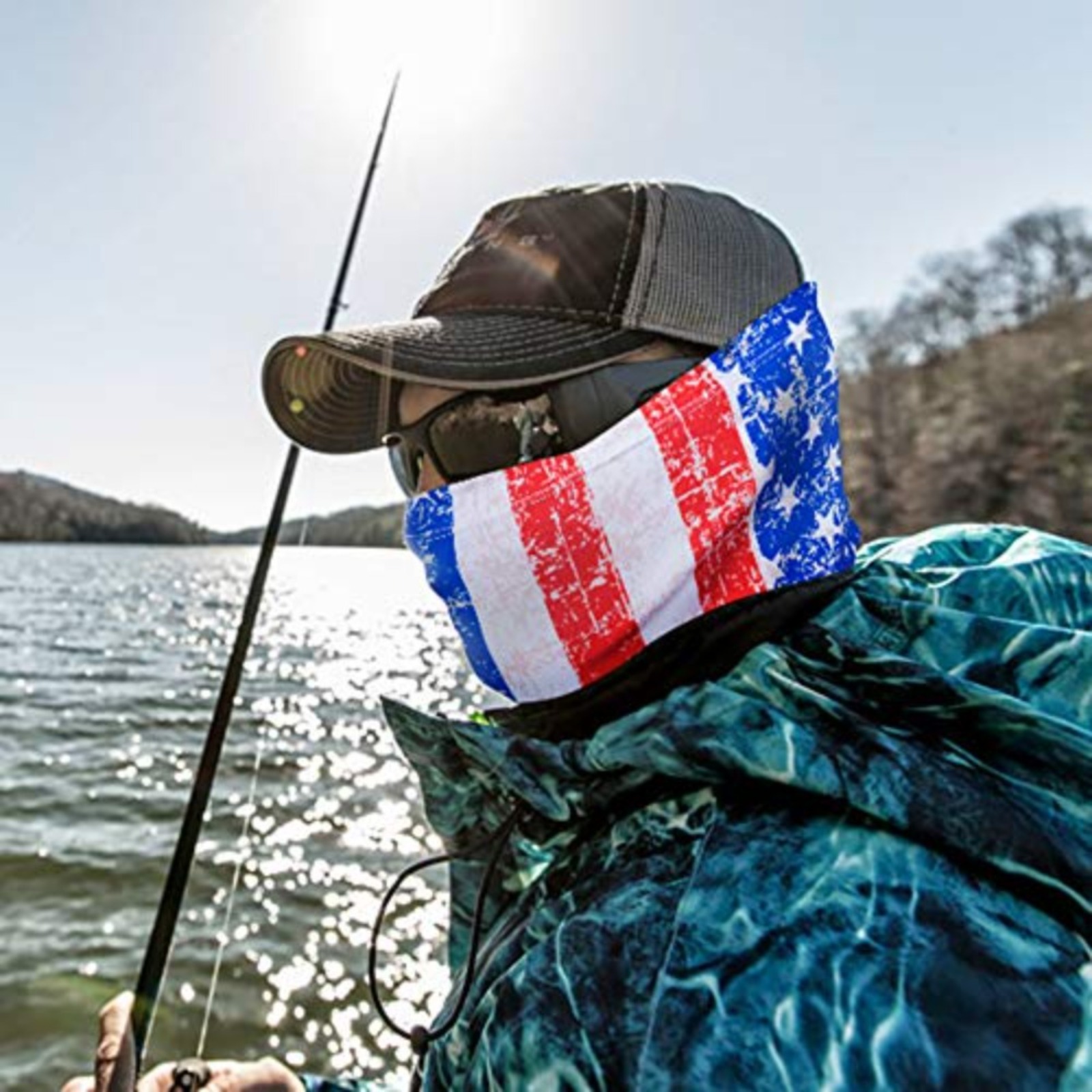Outdoor Fishing Ice Silk Sun P - Fishing Mask Sun Protection のレビューと価格