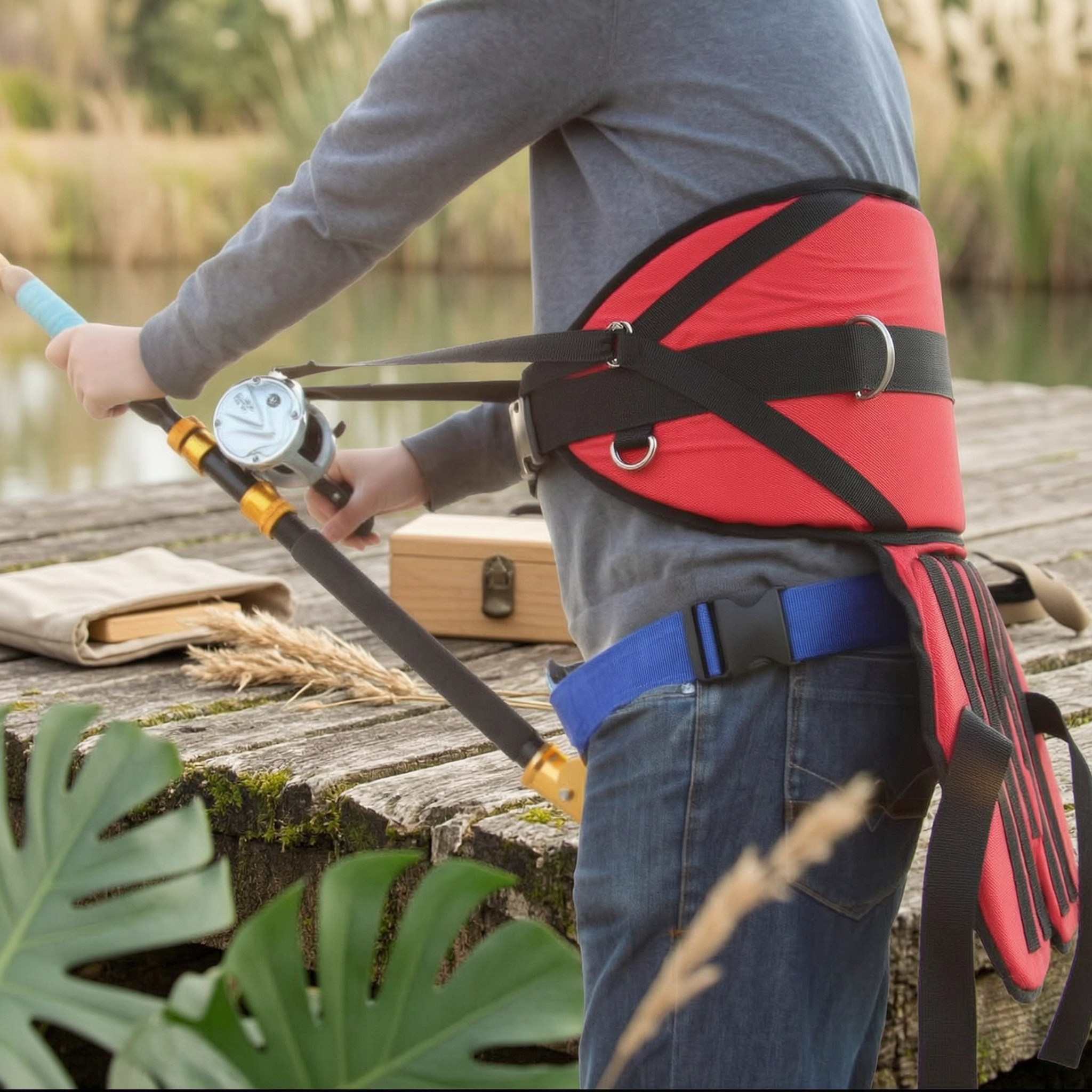 Fishing Waist Belt with Seat C - Fishing Belt のレビューと価格