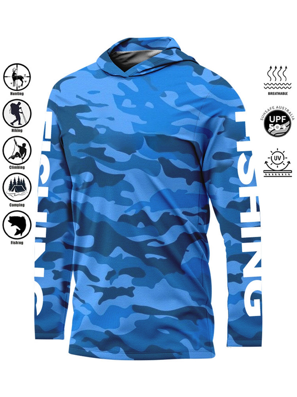 MALFC Hood Fishing Shirt Fishi - Fishing Shirt Uv Protection のレビューと価格